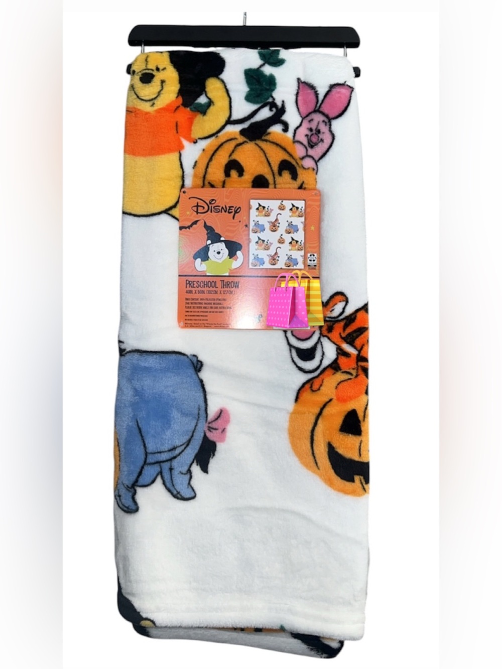 Disney Winnie the Pooh White Preschool Throw Blanket